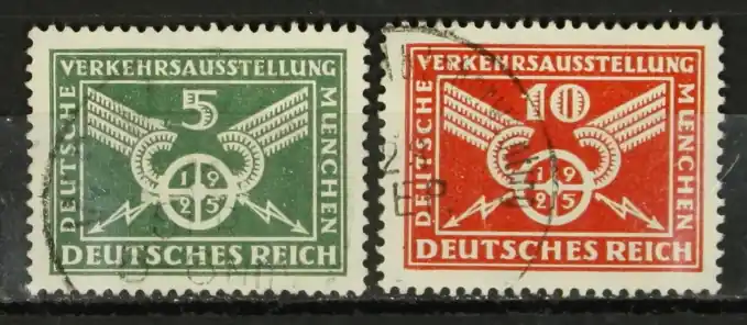 Deutsches Reich Michel 370-371 Autentyczny