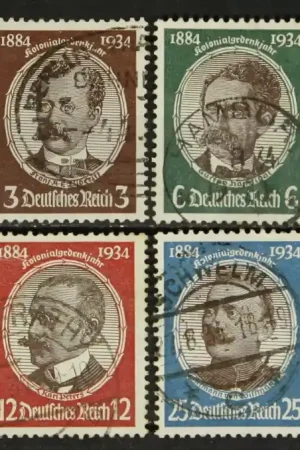 Deutsches Reich Michel 540-543 Zwrot pieniędzy