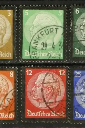 Deutsches Reich Michel 548-553 Rabat