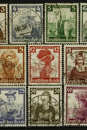 Deutsches Reich Michel 588-597 Darmowa dostawa