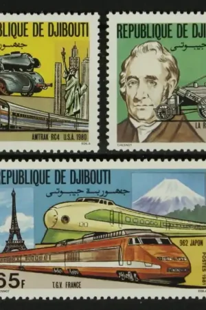 Djibouti Michel 300-302 Szybka dostawa