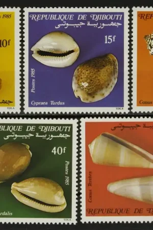 Djibouti Michel 447-451 Oferta