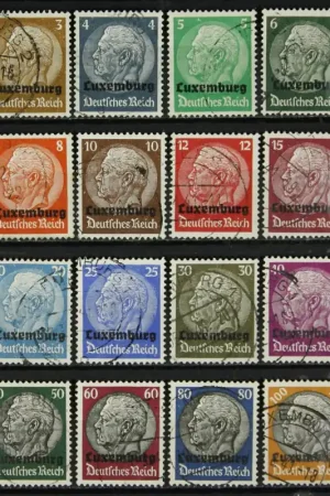 Duitse Bezetting Luxemburg Mi. 1-16 Oferta limitowana