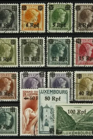 Oferta limitowana Duitse Bezetting Luxemburg Mi. 17-32