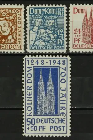 Duitsland, Geallieerde Bezetting Mi. 69-72 Bezpieczna płatność