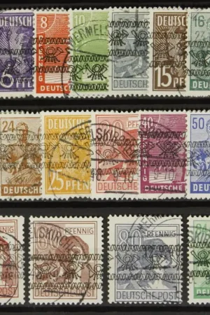 Duitsland, Geallieerde Bezetting Michel 36-51 I Popularny