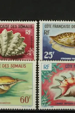 Wyprzedaż Fr. Somaliekust-Djibouti Michel 343-348