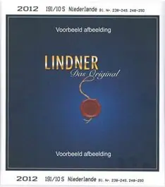 Lindner Frankrijk 2008 Speciaal blad voor zelfklevende zegels Autentyczny