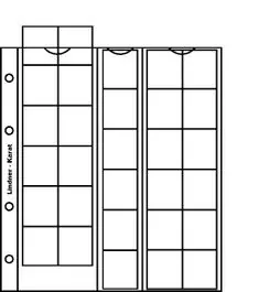 Zamów teraz Lindner K4 Karat muntenblad (5x) + rode schutbladen