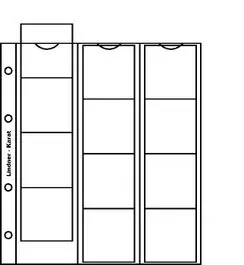 Rabat Lindner K2 Karat muntenblad (5x) + rode schutbladen