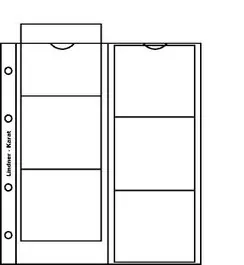 Lindner K1 Karat muntenblad (5x) + rode schutbladen Najlepsza cena