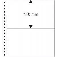 Zwrot pieniędzy Lindner 850 bankbiljetblad (10x) tussenbladen zwart