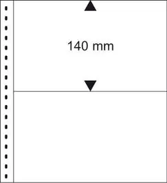 Popularny Lindner 830 bankbiljetblad tussenblad wit