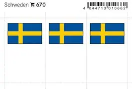 Darmowa dostawa Lindner 670 Vlaggen etiket Zweden