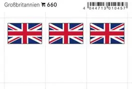Zamów teraz Lindner 660 Vlaggen etiket Groot-Brittanië