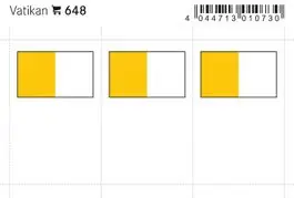 Lindner 648 Vlaggen etiket Vaticaan Autentyczny