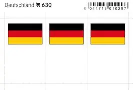 Wyprzedaż Lindner 630 Vlaggen etiket Duitsland
