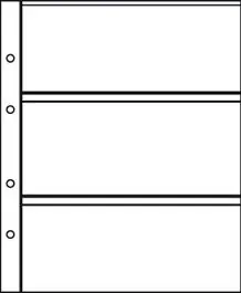 Lindner 3103 glashelder met zwart inlegvel (10x) Autentyczny