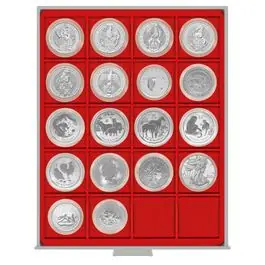 Najlepsza cena Lindner 2121 muntenbox standaard V-51 mm