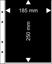 Niska cena Lindner 1405 glashelder met zwart inlegvel (10x)
