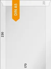 Lindner 716 pergamijn 170 x 230 mm + 20 mm klep (500x) Zwrot pieniędzy