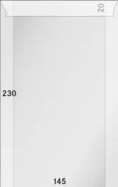 Wyprzedaż Lindner 715 pergamijn 145 x 230 mm + 20 mm klep (500x)