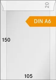 Lindner 709 pergamijn 105 x 150 mm + 20 mm klep (500x) Wyprzedaż