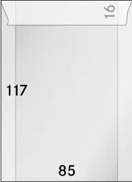 Lindner 706 pergamijn 85 x 117 mm +16 mm klep (500x) Najlepsza cena