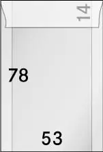 Lindner 702 pergamijn 53 x 78 mm + 14 mm klep (500x) Zwrot pieniędzy