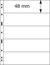 Popularny Lindner 075 UNIPLATE zwart (5x)