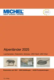 Oferta limitowana Michel Europa deel 1 Alpenlanden 2025