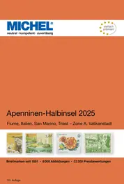 Michel Europa deel 5 Apennin-Halbinsel 2025 Autentyczny