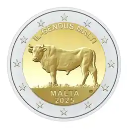 Popularny 2 Euro Malta 2025 Maltezer Os