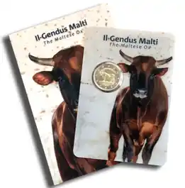 Promocja 2 Euro Malta Blister Coincard 2025 Maltezer Os