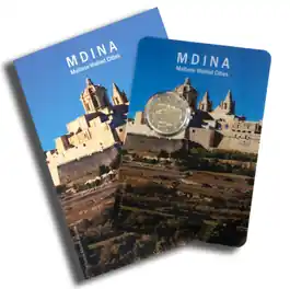 Najlepsza cena 2 Euro Malta Blister Coincard 2025 Mdina