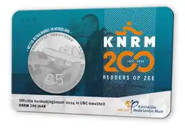 5 Euro Nederland 2024 KNRM coincard Kup teraz
