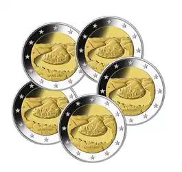 Duitsland 2 Euro 2025 Set Saarland Wyprzedaż