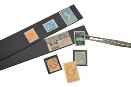 Autentyczny Lindner - Hawid nr. 1052 zwart 210 x 52 mm