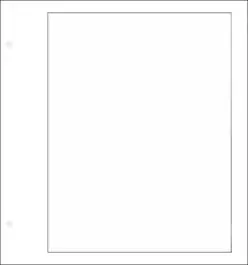 Rabat Unie blanko bladen kader 20 stuks