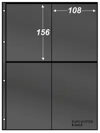 Tylko dziś WL Euro-System E-2x2-Z, 10 stuks, zwarte uitvoering dubbelzijdig