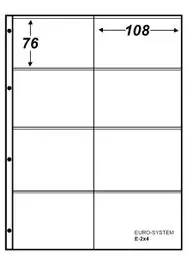WL Euro-System E-2x4, 10 stuks, uitvoering zoals Importa V-bladen Najlepsza cena