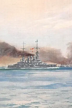 Duitsland Marine Linienschiff S.M.S. Hannover als Flaggschiff an der spitze der I. Geschwaders Scheepvaart Deutschland Europa HC59130 Zwrot pieniędzy