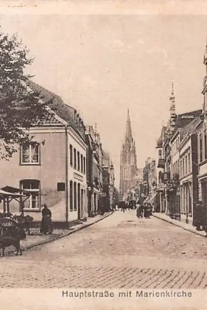 Zamów teraz Duitsland Kevelaer Hauptstrasse mit Marienkirche Deutschland Europa HC59114