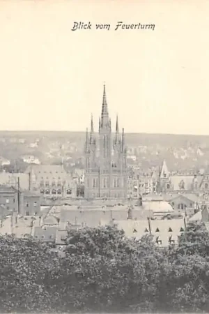 Duitsland Wiesbaden Blick vom Feuerturm 1905 Deutschland Europa HC59112 Oferta limitowana