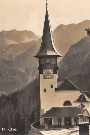 Popularny Zwitserland Arosa Grigioni Kirche 1926 Schweiz Suisse Switzerland Europa HC59101