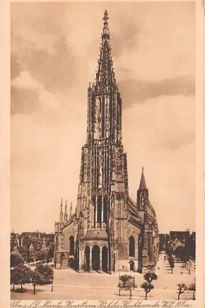 Szybka dostawa Duitsland Ulm a.d. D. Munster Hauptturm Hochster Kirchturm der Welt 161 m. Deutschland Europa HC59094