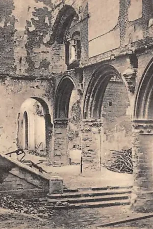 België Ruïnes van Leuven 1914 WO1 Ruines de Louvain Universite Salle des Pas-Pardus La Grande Guerre The Great War 1914-1918 HC58916 Szybka dostawa