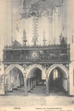 Duitsland Lübeck Inneres der Katharinenkirche Deutschland Europa HC59081 Kup teraz