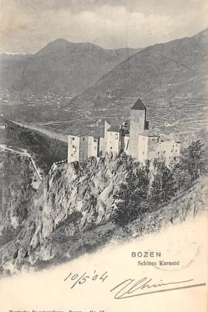 Darmowa dostawa Oostenrijk Bozen Schloss Karneid 1904 Österreich Austria Europa HC59040