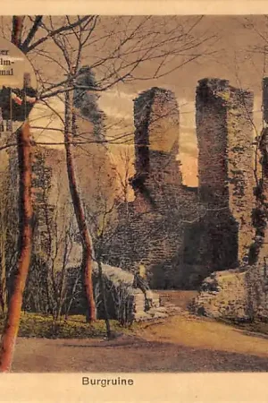 Wysoka jakość Duitsland Hohensyburg Schloss Burgruine Dortmund-Syburg Kasteel Deutschland Europa HC58892